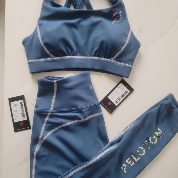 Peloton Workout Set: Move Mission Strappy Bra + Move Mission Seam Legging - Picture 2 of 11